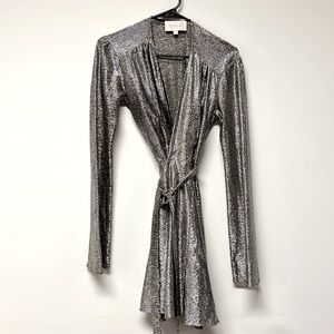 Stone Cold Fox Sedgwick metallic dress - size 1